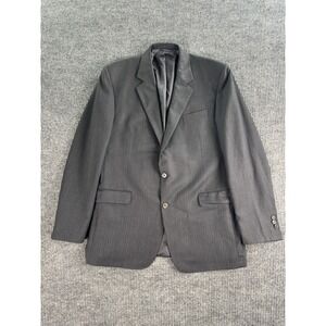 Brooks Brothers Jacket 44 L Gray Wool Herringbone Madison 1818 Saxxon Designer